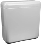 CORNAT Sp&uuml;lkasten, BxHxT: 384 x 400 x 136 mm, grau - weiss