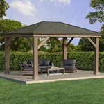 Westmann Holzpavillon &raquo;Devon&laquo;, Walmdach, rechteckig, BxHxT: 490 x 315 x 371 cm -