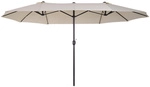 Outsunny Sonnenschirm, H&ouml;he: 240 cm, beige