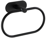 WENKO Handtuchring &raquo;Turbo-Loc Orea black&laquo;, Edelstahl, schwarz/matt