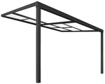 HOME DELUXE Terrassen&uuml;berdachung &raquo;SOLIS DELUXE&laquo;, 390x295x233/272 cm, Grau