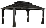 SOJAG Pavillon &raquo;Messina&laquo;, rechteckig, BxHxT: 483 x 307 x 363 cm - grau