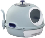 PawHut Katzentoilette, Polypropylen/ABS, BxHxL: 55 x 44 x 47 cm - blau