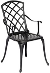 MERXX Sessel &raquo;Rhodos&laquo;, Aluminium, BxHxT: 50 x 88 x 55 cm - grau