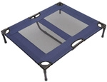 PawHut Hundeliege, BxL: 76,2 x 31,8 cm, blau/schwarz - bunt