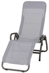 SIENA GARDEN Sonnenliege &raquo;Bito&laquo;, LxBxH: 139 x 72 x 118 cm, Stahl - grau