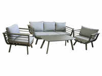 GARDEN PLEASURE Gartenmöbel »Elia«, 5 Sitzplätze, Aluminium/Polyester, inkl.