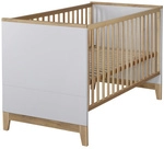 roba Kinderbett, (BxL): 78 cm x 144 cm, Holz, lichtgrau