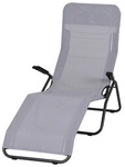 SIENA GARDEN Sonnenliege &raquo;Anco&laquo;, LxBxH: 144 x 72,5 x 103,5 cm, Stahl - grau