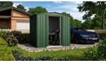 Globel Ger&auml;tehaus &raquo;Tower&laquo;, Stahl, Satteldach, 4,1 m&sup2;, BxT: 245 x 185 cm, jade -