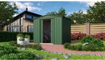 Globel Ger&auml;tehaus &raquo;Dream&laquo;, Stahl, Satteldach, 4,1 m&sup2;, BxT: 245 x 185 cm, jade -