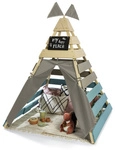 MUDDY BUDDY Outdoor-Tipi &raquo;Dreamer&laquo;, Ab 3 Jahren, Zypressenholz