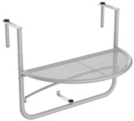 Outsunny Balkonh&auml;ngetisch, BxHxT: 60 x 50 x 45 cm, Gestell aus Metall - weiss