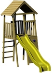 WENDITOYS Kletterspielturm &raquo;Falke&laquo;, BxHxT: 110 x 270 x 300 cm, natur - braun