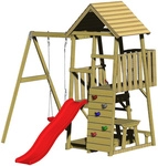 WENDITOYS Kletterspielturm &raquo;Gorilla&laquo;, BxHxT: 270 x 270 x 290 cm, natur - braun