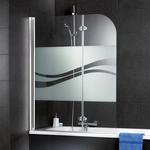 SCHULTE Badewannentrennwand &raquo;Liane Express Plus&laquo;, BxH: 110 x 140 cm,