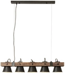 BRILLIANT Pendelleuchte &raquo;PLOW&laquo;, 5-flammig, 10 W, BxHxT: 950 x 1150 x 200 mm, IP 20