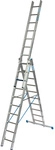 KRAUSE Vielzweckleiter &raquo;STABILO + S&laquo;, 10 Stufen, Aluminium - silberfarben