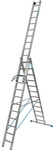 KRAUSE Vielzweckleiter &raquo;STABILO + S&laquo;, 12 Stufen, Aluminium - silberfarben