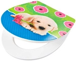 ADOB WC-Sitz &raquo;Puppy&laquo;, mit Absenkautomatik - bunt