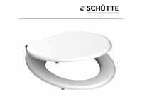 SCHÜTTE WC-Sitz »Spirit White«, MDF, oval, mit Softclose-Funktion - weiss