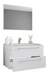 VCM Waschplatz-Set &raquo;Badinos&laquo;, 3-tlg., 80 cm, wei&szlig; - weiss