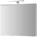JOKEY Spiegelschrank, 3-t&uuml;rig, LED, BxH: 72,5 x 68,5 cm - weiss