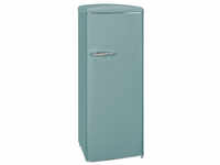 Exquisit Vollraumkühlschrank, BxHxL: 54,5 x 144 x 57,5 cm, 229 l, taubenblau