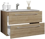 VCM Waschtisch-Set, Breite Waschtisch: 60 cm - braun