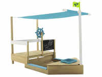 TP Toys Sandkasten, Holz, naturfarben/blau - beige | blau