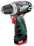 METABO Akku-Bohrschrauber &raquo;PowerMaxx BS Basic&laquo;, 12 V, 2x2Ah Li-Power - gruen