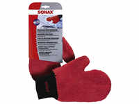 SONAX Waschhandschuh, für Lack-, Glas- und Kunststoffoberflächen, rot