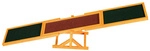 PawHut Hundewippe, Holz, L&auml;nge: 180 cm