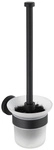 WENKO WC-Garnitur &raquo;Bosio black&laquo;, Edelstahl, schwarz
