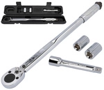 CARTREND Drehmomentschl&uuml;ssel-Set, 17 / 19 mm - grau