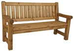 GARDEN PLEASURE Gartenbank &raquo;Allg&auml;u&laquo;, Kiefernholz, BxHxT: 184 x 70 x 69 cm - beige