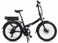 BLAUPUNKT E-Bike Faltrad "Frida ", 24 Zoll, 6-Gang - grau