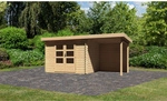 KARIBU Gartenhaus &raquo;Bastrup&laquo;, Holz, BxHxT: 479 x 217 x 237 cm (Au&szlig;enma&szlig;e...