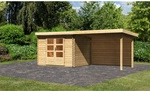 KARIBU Gartenhaus &raquo;Bastrup&laquo;, Holz, BxHxT: 579 x 217 x 237 cm (Au&szlig;enma&szlig;e...