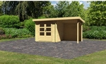 KARIBU Gartenhaus &raquo;Bastrup&laquo;, Holz, BxHxT: 419 x 217 x 237 cm (Au&szlig;enma&szlig;e...