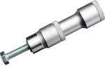 GEDORE Steckschl&uuml;sseleinsatz, Verl&auml;ngerung 1/2" mit Haltemagnet - silberfarben