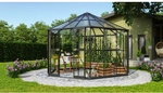 VITAVIA Gew&auml;chshaus &raquo;Pi 9000&laquo;, BxHxL: 336 x 283,7 x 383,3 cm - schwarz
