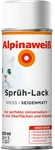 ALPINA Spr&uuml;hlack, 400 ml, f&uuml;r ca. 1,5 m&sup2;, wei&szlig;, seidenmatt - weiss