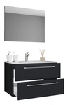 VCM Waschplatz-Set &raquo;Badinos&laquo;, 3-tlg., 60 cm, schwarz