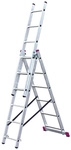 KRAUSE Vielzweckleiter &raquo;CORDA&laquo;, 18 Sprossen, Aluminium - silberfarben