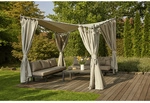 SIENA GARDEN Seitenteile &raquo;Berlino&laquo;, Breite: 300 cm, Polyester, hellgrau
