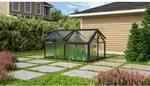 VITAVIA Fr&uuml;hbeet &raquo;Zola&laquo;, BxLxH: 89 x 124,3 x 71,3 cm, Zincalume&reg; Schwarz&nbsp;HKP