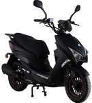 ALPHA MOTORS Motorroller &raquo;Speedstar &laquo;, 50 cm&sup3;, 45km/h, Euro 5 - schwarz