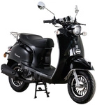 ALPHA MOTORS Motorroller &raquo;Venus&laquo;, 50 cm&sup3;, 45km/h, Euro 5 - schwarz