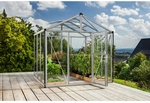 VITAVIA Gew&auml;chshaus &raquo;Zeus&laquo;, 6,2533 m&sup2;, Aluminium, winterfest - silberfarben
